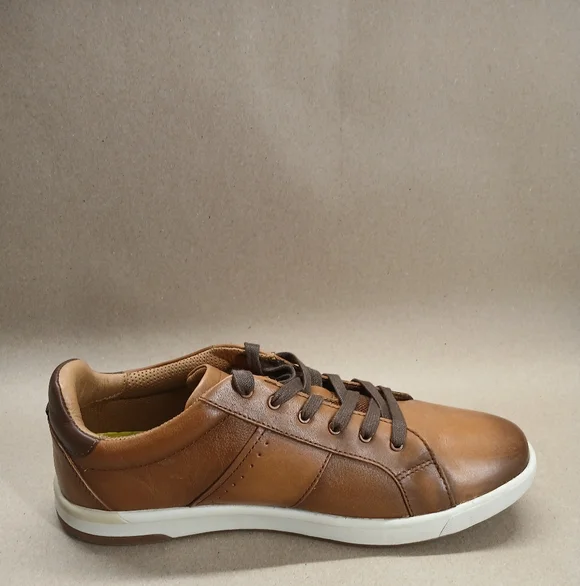 Florsheim Tan Leather Sneakers - Picture 1 of 13